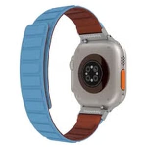 

Blupebble Hochfeiler Silicone Reversible Magnetic Watch Strap Blue/Brown