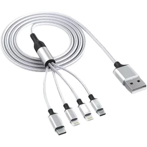 

CrossFit 4-in-1 Universal USB Cable 2m White