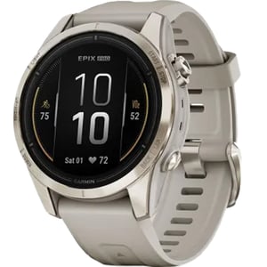 

Garmin Epix Pro Gen 2 Sapphire Edition Soft Gold With Light Sand Band Smartwatch 42mm 010-02802-11
