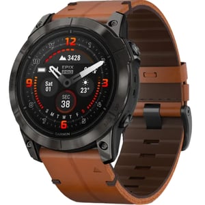 

Garmin Epix Pro Gen 2 Sapphire Edition Carbon Grey DLC Titanium With Chestnut Leather Band Smartwatch 51mm 010-02804-30