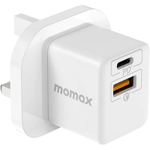 Momax Dual Port USB Charger White