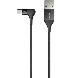 

Toreto (Elite 1) Braided Charging Data Cable 1m Black