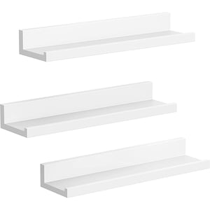 

Mahmayi Wall Shelves Pack of 3Pcs 10x38.1x5.08 cm