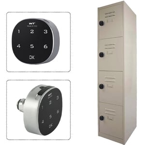 

Mahmayi Modern 4 Door Locker With Digital Lock 38x46x183 cm