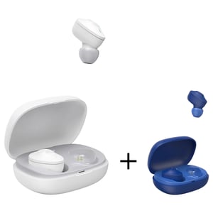 

Hama 184162 Freedom Buddy True Wireless Earbuds White + 184163 Freedom Buddy True Wireless Earbuds Blue