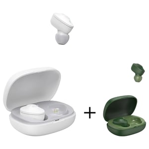 

Hama 184162 Freedom Buddy True Wireless Earbuds White + 184166 Freedom Buddy True Wireless Earbuds Green