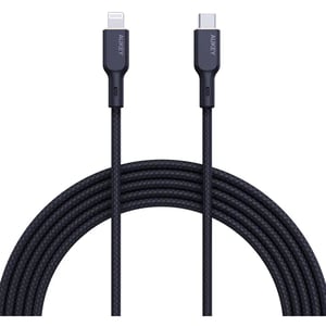 

Aukey Nylon Braided USB-C To Lightning Cable 1.8m Black