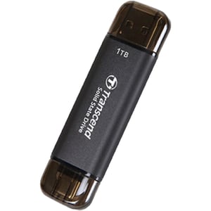 Transcend External SSD USB Type C/A 1TB Black TS1TESD310C