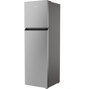 

KROME 370L Top Mount Double Door Refrigerator Silver - KR-REF370T