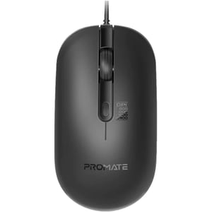 Promate Wired Optical Mouse Black