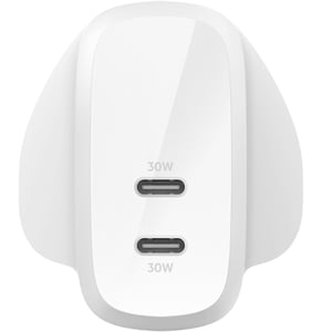 

Belkin BoostCharge Pro Dual Port USB-C Wall Charger White
