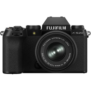 Fujifilm X-S20 Mirrorless Camera Black With XC15-45mm Lens