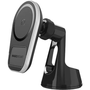 Scosche Magicmount Pro Charge5 Magnetic Charging Mount Black/Silver