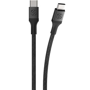 

Scosche Strikeline Premium Braid USB C To C Charge/Sync Cable 4ft Black