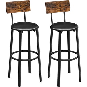 

Mahmayi Bar Chair Set Of 2 Bar Stools With Footrest