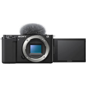 Sony Alpha ZV-E10 4K and 24.2MP APS-C Mirrorless Vlog Digital Camera Body - Black
