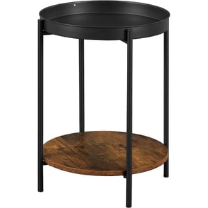 

Mahmayi 2-Tier Side Table End Table with Movable Tray