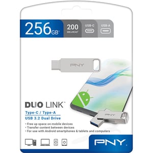 PNY DuoLink Dual Flash Drive USB3.2 P-FD1256DULINKTYC-GE
