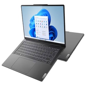 Lenovo Yoga Pro 9 14IRP8 (2023) Laptop - 13th Gen / Intel Core i9-13905H / 14.5inch 3K / 1TB SSD / 32GB RAM / 8GB NVIDIA GeForce RTX 4060 Graphics / Windows 11 Home / English &amp; Arabic Keyboard / Storm Grey / Middle East Version - [83BU002RAX]
