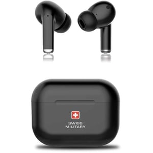 

Swiss Military Delta 3 Wireless In Ear Earbuds Black