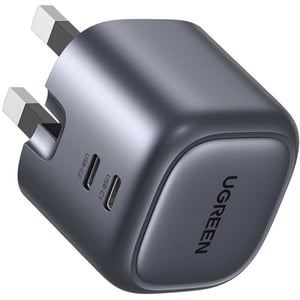 

Ugreen Nexode GaN 2 Ports Wall Charger 45 Watts Space Grey