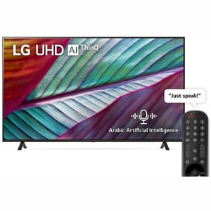 

LG UHD 4K TV 65 inch UR78 series with Magic remote HDR WebOS Smart AI ThinQ HLG AI Sound (5.1ch) 2 Pole stand 2023 65UR78006LL-AMAE