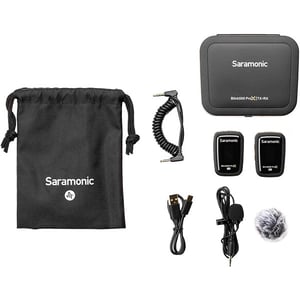Saramonic Wireless Clip On Microphone System Black