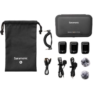 Saramonic 2-Person Wireless Clip On Microphone System Black - Blink 500 Prox B2