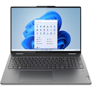 Lenovo Yoga 7 16IRL8 2-in-1 Convertible (2023) Laptop - 13th Gen / Intel Core i5-1335U / 16inch WUXGA / 512GB SSD / 8GB RAM / Shared Intel Iris Xe Graphics / Windows 11 Home / English Keyboard / Storm Grey / International Version - [82YN0001US]
