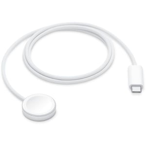 Apple Magnetic Fast Watch Charger To USB-C Cable 1m White