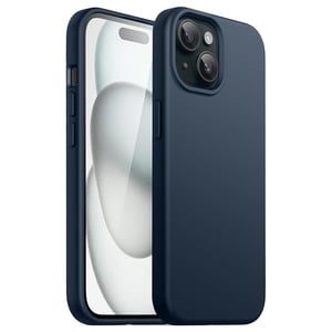 

FITIT Magnetic Silicone Case for iPhone 15 Plus 6.7-Inch, Compatible with all MagSafe accessories, Silky-Soft Touch Full-Body Protective Phone Case, Shockproof Cover - Blue