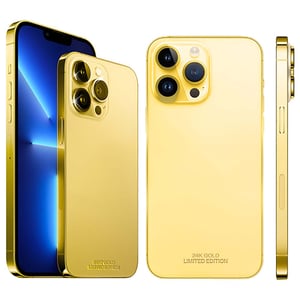 

Merlin Craft iPhone 15 Pro Max 1TB 24K Full Gold 5G Smartphone