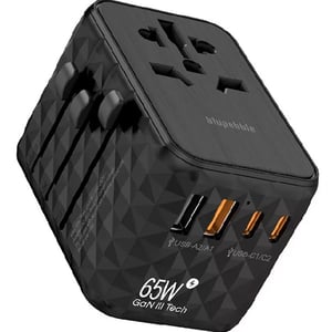 

Blupebble World Travel Adapter Black