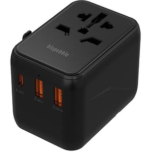 

Blupebble World Travel Adapter Black