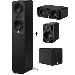 

Q Acoustics Floor Standing Speaker 5040+5090+5010+B12 - Black