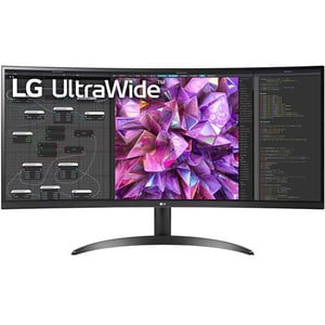 LG Ultra Wide Gaming Monitor 34" Curved, QHD , IPS Panel, HDR10, FreeSync, Adjustable Stand (34WQ60C-B.AMA)