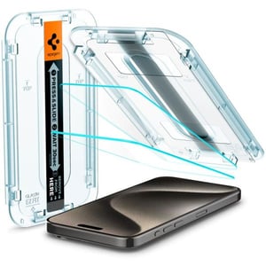 

Spigen GLAS.tR EZ FIT Screen Protector Clear iPhone 15 Pro Max