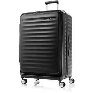 American Tourister Frontec 1 Pc Spinner Luggage Trolley Jet Black