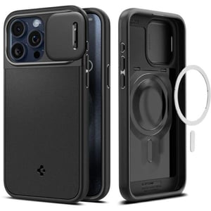 

Spigen Optik Armor MagFit Case Black iPhone 15 Pro Max