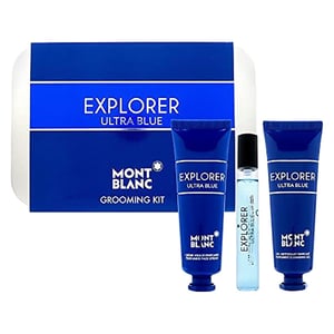 

Mont Blanc Explorer Ultra Blue Grooming Kit For Men 67.5ml