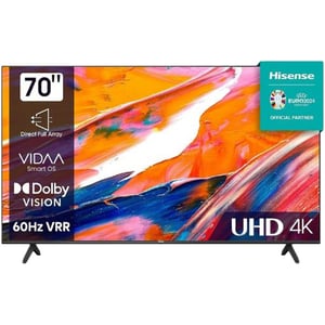 

Hisense 70A61K 4K Smart DLED Television 70inch (2023 Model)