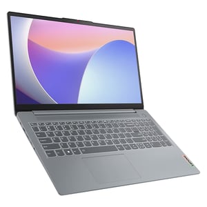 

Lenovo IdeaPad Slim 3 15IAN8 (2023) Laptop - Intel Core i3-N305 / 15.6inch FHD / 512GB SSD / 8GB RAM / Shared Intel UHD Graphics / Windows 11 Home / English & Arabic Keyboard / Arctic Grey / Middl