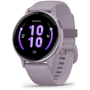 

Garmin 010-02862-13 Vivoactive 5 Smartwatch Metallic Orchid Aluminum Bezel With Orchid Case and Silicone Band