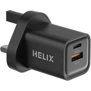 

Helix GaN Wall Charger Black