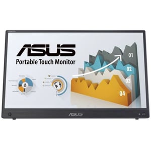 

Asus ZenScreen Touch MB16AHT Portable Monitor - 15.6inch FHD (1920 x 1080), IPS, 10-point touch, Mini-HDMI, ergo kickstand, tripod socket, Flicker Free, Low Blue Light, Windows Compatible