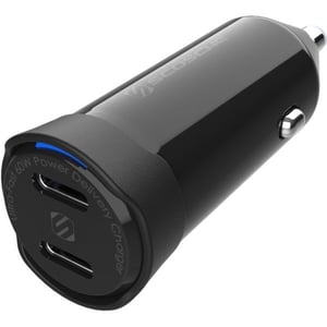 

Scosche Powervolt Dual USB-C Port Car Charger Black
