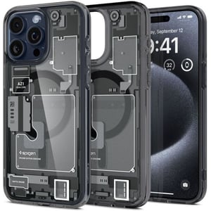 

Spigen Ultra Hybrid MagFit Case Zero One iPhone 15 Pro Max