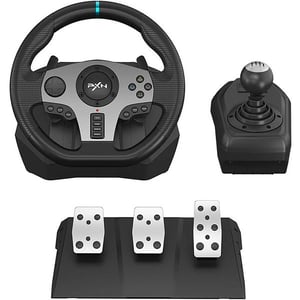 

PXN USB Race Game Driving Steering Racing Wheel Black