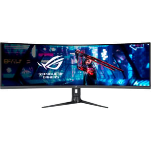 

Asus ROG Strix XG49WCR Super Ultra-wide Gaming Monitor - 49inch Double QHD, 32:9 (5120 x 1440), Curved, 165Hz OC (above 144Hz), ELMB Sync, DisplayHDR 600, USB Type-C, Smart KVM