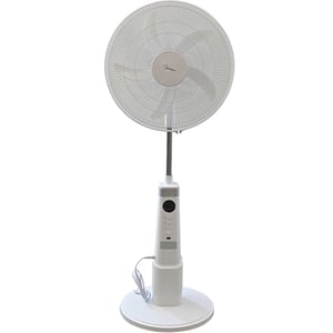 Stand fan best sale with cooler